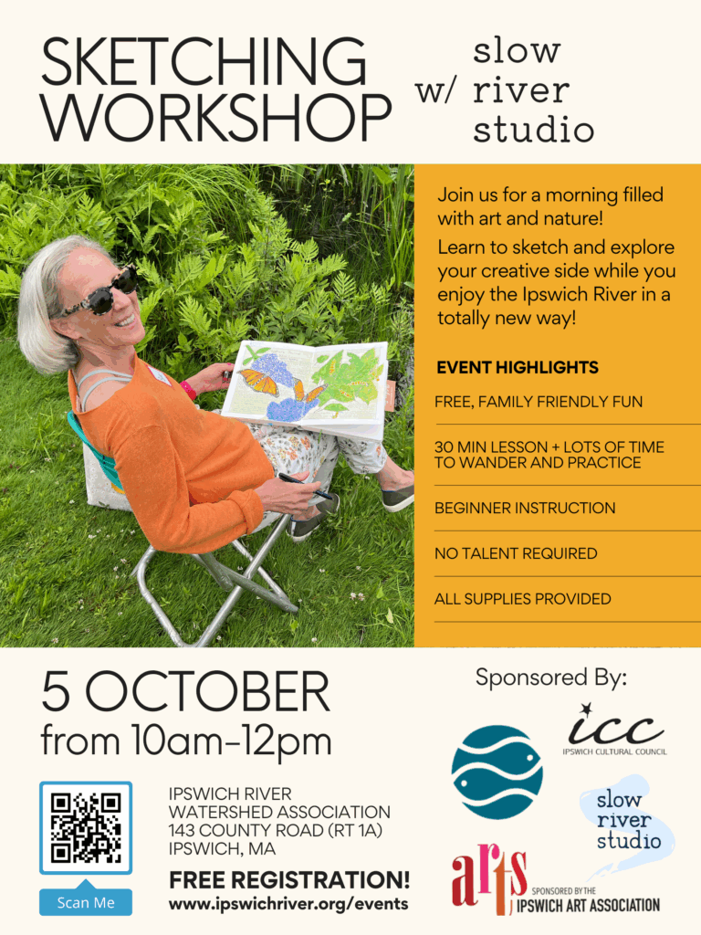 Draw Together w/ Slow River Studio - Ipswich River Watershed Association
