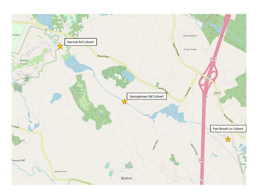 BOXFORD STREAM CROSSING UPGRADES - Ipswich River Watershed Association